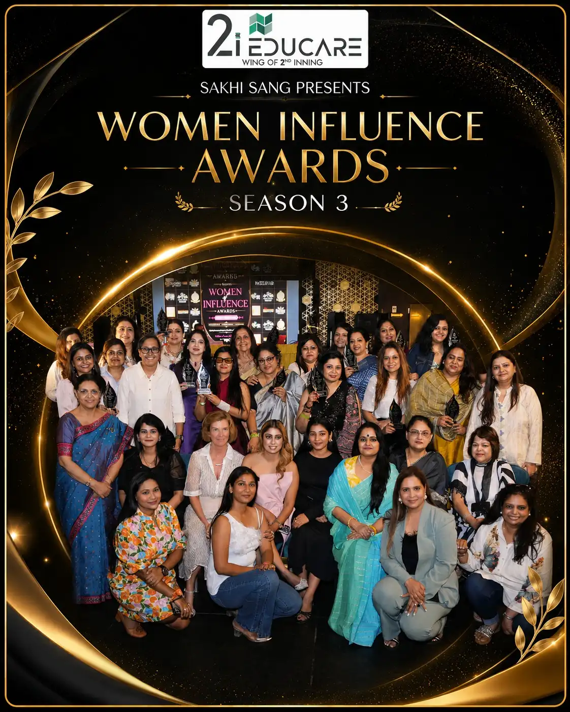 The Women Influence Awards Season 3 Trophy